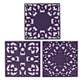 Miniatyrbillede 1 af 5: Anti-skoldningsmåtter Multifunktionelle til Kogeplader Varmebestandig Silikonmateriale purple