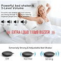 Miniatyrbild 2 av 3: Vibrationsväckarklocka, extra högt alarm för djupsömn, extra stor display för äldre med dubbla alarm