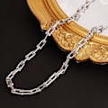 Pikkukuva 5 / 5: 316L ruostumattomasta teräksestä valmistettu kaulakoru, paksu U-ketju kaulakoru naisille, solisluuketju, choker-kaulakoru, punk naisten korukoru b0349 - bracelet