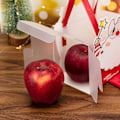 Miniatyrbilde 5 av 5: Julegaveposer i gjennomsiktig plast med håndtak, gjenbrukbare transparente PVC-poser for gaver til jul