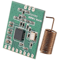 Miniatyrbilde 3 av 5: CC1101 868MHz Radio Transmisjonsantenne Transceivermodul