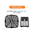 Miniatyrbilde 4 av 5: Luftfrityrgrillplate for Instants Vortex Plus 6QT luftfriter, Oppgradert firkantet grillpanne erstatningsdeler