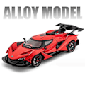 Miniatyrbillede 1 af 5: 1:24 Apollo IE Intensa Emozione Legering Sportsvogn Model Diecast Metal Racing Superbil Model Simuleret Lyd Lys Børns Legetøj Gave ie red