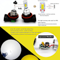 Pikkukuva 3 / 4: 8 kpl H8 H11 LED-sumuvalot 3030SMD 1800LM 6000K Valkoinen Auton Ajovalot