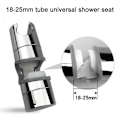 Miniatyrbilde 4 av 5: Justerbar Dusjhodeholder For Skyve Stang, Skinnehodebrakett