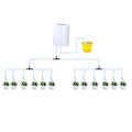 Miniatyrbild 1 av 5: Automatisk Bevattning 12/16 Pumpar Styrenhet Intelligent Blommor Växter Sprinkler Droppbevattning Enhet Pump Timer System Trädgårdsverktyg 12 pumps