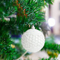 Miniatyrbild 1 av 5: Julgran i Skum, 8 cm, Juldekoration, Pärlor, Hängande, Färgad wh