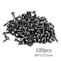 Miniatyrbilde 4 av 5: 100 stk M3 Svarte Stål Pan Oval Hode Skjærende Skruer Rundt Hode Selvskjærende Trådsett for 3D-Skriverdeler Tilbehør 2