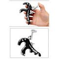 Miniatyrbild 2 av 5: 1 st Fingerbåge Tummeavtryckare, 4 Fingers Fingerbåge Släpphjälp Grepp Fingerbåge Tumme Kaliper Sammansatt Båge Skjut Jaktverktyg Delar Svart