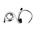Miniatyrbilde 2 av 5: 2-piners Ptt-mikrofonhodetelefoner for Kenwood Retevis Baofeng Uv5r 5r/888s