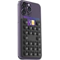 Pikkukuva 1 / 5: 2x Imuripinnoitettu Puhelin Korttipidike, Puhelimen Lompakko Silikoniliima Puhelinvarustepidike iPhone & Androidille, Kädet Vapaat Puhelinpidike 2pcs black