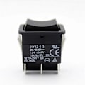 Miniatyrbillede 5 af 5: Vippekontakt, HY12-9-3 6-bens Industriel Elektrisk Vippekontakt 125V/250V Trykknap