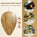 Pikkukuva 4 / 4: 4 kpl suurta kokoa Anti Wasp Paper Decoy Wasps Nest Humane Pest Control Simulated Deterrent Nests -GSL