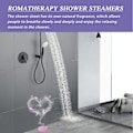 Miniatyrbillede 3 af 5: Bruse Dampere Aromaterapi, Afslappede Badebomber Aromaterapi Til Kvinder Mænd Damp Brusetabletter Selvpleje Afslapning Spa Gaver orange 1pcs