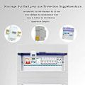 Miniatyrbilde 4 av 4: Elektronisk timer, digital programmerbar timerbryter Ukentlige daglige programmer med stor LCD-skjerm for 35 mm DIN-skinner i (220V) ZD B2