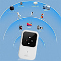 Miniatyrbillede 1 af 5: 4G trådløs router mobil bærbar wifi bildeler med sim-kortslot 150mbps Lte Mifi Modem Mobile May 5.30