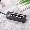 Miniatyrbillede 4 af 4: Ryra Rj45 1 Han Til 4 Hun Lan Ethernet Stik 2/3 Port Splitter Ethernet Kabel Netværk Extender Kabel Adapter Tilbehør -GSL