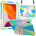 Pikkukuva 3 / 5: Yhteensopiva iPad Mini 6 2021:n kanssa, potkutelineellä, perhossiivillä, kynäpidikkeellä, kestävä ja vahva colorful green