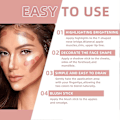 Miniatyrbillede 5 af 5: Bronzer/Blush/Highlighter Flydende Stick, 3 Dele Kontur Makeup, Beauty Blush med Svampe, Naturlig Mat Finish, Blød og Holdbar k2 highlights