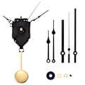 Miniatyrbillede 1 af 5: DIY Pendul Urværk Mekanisme med 3 Par Forskellige Visere Kvarts Reparationsaksel Vægur K