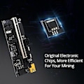 Miniatyrbilde 5 av 5: PCI-E Riserkort 1X til 16X GPU-forlenger Riserkort USB 3.0 GPU-adapter 6pin