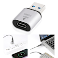 Miniatyrbild 2 av 5: USB 3.1 till Typ C-adapter Mini Hane Hona Konverterare Typ C Laddningsadapter