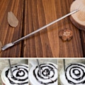 Miniatyrbillede 5 af 5: Bærbar Latte Art Carving Pen i Rustfrit Stål DIY Krydderi Pen Nem at Rengøre