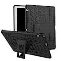 Miniatyrbilde 2 av 2: Klareringssalg for Huawei Mediapad T3 10 9,6 tommer Hybrid Robust Hard Rubber PC Stativ Deksel