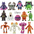 Miniatyrbild 1 av 5: 13-dels My Singing Monsters Mini Figurset, Wubbox Noggin Toe Jammer Modeller Dekoration Pojkar Flickor Födelsedagspresent