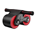 Miniatyrbillede 2 af 2: Abdominal Hjul Automatisk Tilbagefald AB Roller Multifunktionel Muskelrulle Hjul red