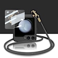 Miniatyrbild 1 av 3: Fodral för Z Flip 6, Smalt PC Matt Skyddande Omslag för Samsung Galaxy Z Flip 6 med Axelrem & Skärmskydd black