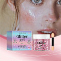 Miniatyrbilde 2 av 4: Glitter Gel Lys Hvit Høyglans Gel Kropp Høyglans Gel pink