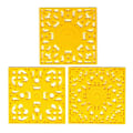 Miniatyrbillede 1 af 5: Anti-skoldningsmåtter Multifunktionelle til Kogeplader Varmebestandig Silikonmateriale yellow