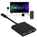 Pikkukuva 4 / 4: 1080p 4k Hdmi-sovitin yhteensopiva usb-c Hdmi-muunnin tyyppi-c Hub-sovitin Hdmi-sovitin yhteensopiva kytkin Usb-c HdmiVain yksi sovitin ZD C