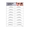 Miniatyrbillede 1 af 2: Beauty Secrets Neglelim Yebrow Sticker Simulation Øjenbryn Semi- Tatoveringer Øjenbryn f