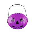 Pikkukuva 4 / 5: Halloween-makeiset 3 kpl Alloween-koristettava taittuva ja irrotettava 2,5 litran ämpäri Keskikokoinen PP-karkkipussiämpäri