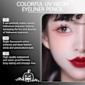 Miniatyrbild 5 av 5: 8-färgad matt eyeliner-set vattentät långvarig snabb torkning slät icke-smudgad eyeliner färgad flytande penna set eyeliner pigment