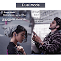 Miniatyrbild 5 av 5: 4D Ljudeffekt ANC -23db Touch-kontroll Trådlösa Bluetooth Hörlurar TWS-Hörlurar In-Ear Hörlurar white