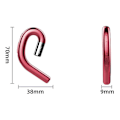 Miniatyrbilde 3 av 4: Bluetooth-hodetelefoner med støydemping og håndfri headset med ørekrok