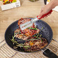 Pikkukuva 2 / 5: Ruostumattomasta Teräksestä Valmistettu Pihtiviilto BBQ-Ruokaa Leivän Lihan Kiinnitys Pihdit Keittiön Ruokailuväline thickened version
