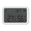 Miniatyrbillede 1 af 5: Smart Temperatur- og Luftfugtighedssensor Zigbee Trådløs Hygrometer Termometer Med App-advarsler Og Dataeksport Til Drivhus Vinkælder Zigbee Hub Nødvendig