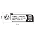Miniatyrbillede 4 af 4: 1000 stk. miljøvenlige etiketter til emballage Temu børnelegetøj, tekstil, elektroniske og elektriske etiketter FF YH zd 2000pcs