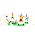 Miniatyrbillede 1 af 5: Farfi Mini Fodboldspillere Figurer Fodboldmål Modeljernbane Scenarie Dekoration
