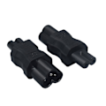 Miniatyrbild 4 av 4: C6 till C5 rak adapter hane till hona adapter C6 till C13 adapter kabel adapter C6 till C15/c6 till C7 kompakt storlek hållbar c6 to c13