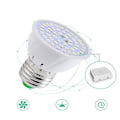 Miniatyrbillede 4 af 4: Horticultural Belysning 2 stk LED Plantelys Plantevækstlampe E27 Fuld Spektrum Lampe 48 LED'er Sukkulente Koplampe Fyldlys