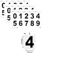 Miniatyrbillede 1 af 3: 3 stk. Nanofilm Nummerpladesticker  Nummerplade Reflekterende Usynlig Digital Sticker  Forsvindende Nummerplader