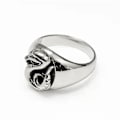 Pikkukuva 2 / 3: Wizard Malfoy Slytherin Käärmes Sormus Metalliseos Korut Sormukset Aikuisten Unisex Asusteet 10