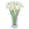 Miniatyrbillede 3 af 3: 20 stk. Kunstige Calla Silkeblomster Simuleringsbuket 12,6\" Til Hjem Køkken Og Bryllupper white