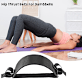 Miniatyrbillede 4 af 4: Hip Thrust Bælte - Booty Bælte til Hip Thrust til Håndvægte, Kettlebells, Plader, Hip Thrust Bælte med Skridsikker Polstring til Fitnesscenteret, Hjemmet og Arbejdet