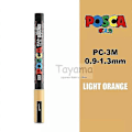 Miniatyrbilde 1 av 4: 1 stk Uni Posca Pc-3m Malingmarkør - Ekstra Fin Kulepenn 0,9-1,3 mm Kunstmarkørpenner Vannbasert 24 Farger Tilgjengelig - Kunstmarkører - light orange